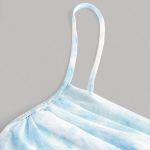 Γαλάζια Νεφέλη παιδικό maxi φόρεμα σε μπλε λουλουδάτο μοτίβο