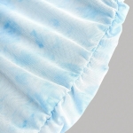 Γαλάζια Νεφέλη παιδικό maxi φόρεμα σε μπλε λουλουδάτο μοτίβο