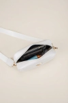 λευκή τσάντα κοριτσίστικη, τσάντα crossbody παιδική, αξεσουάρ για κορίτσια, τσάντα με πεταλούδα, επίσημη τσάντα παιδική, καπιτονέ τσάντα