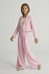 παιδικό σετ Emi ροζ ολόκληρο styling, εορταστικό ντύσιμο έφηβη, κομψό σετ γιορτής