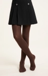 Καλσόν 40 DEN για κορίτσι σοκολατί, αδιαφανές – σε μοντέλο, μπροστινή όψη